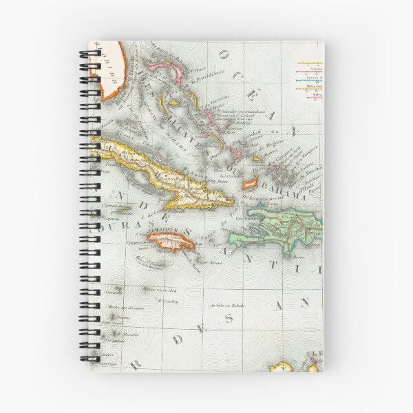 Item preview, Vintage Map of The Caribbean (1846) designed and sold by BravuraMedia.