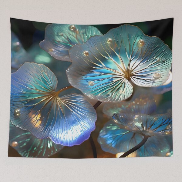 Item preview, Glimmering Pearls: Enchanting Foliage's Delight designed and sold by AI-Only Creations.