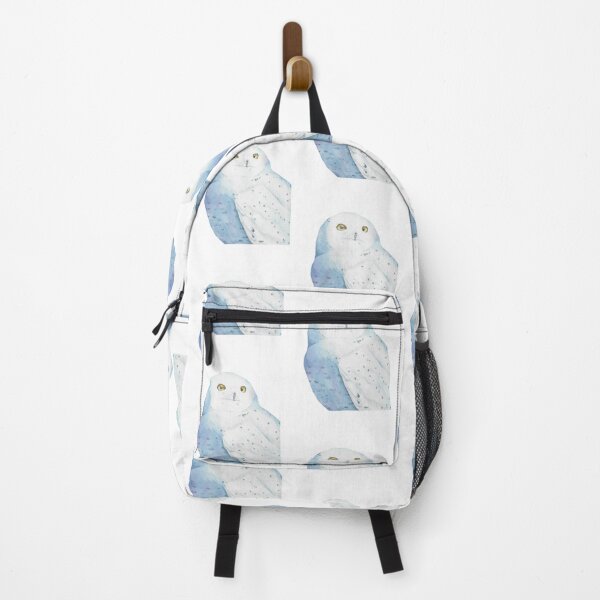 Item preview, Snowy owl watercolor bird painting designed and sold by L'Atelier Oranjade.