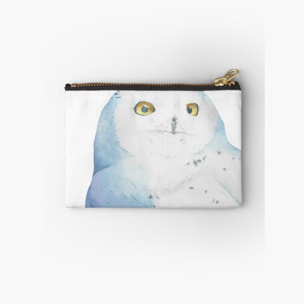 Item preview, Snowy owl watercolor bird painting designed and sold by L'Atelier Oranjade.