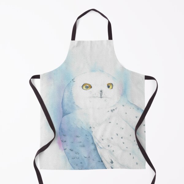 Item preview, Snowy owl watercolor bird painting designed and sold by L'Atelier Oranjade.