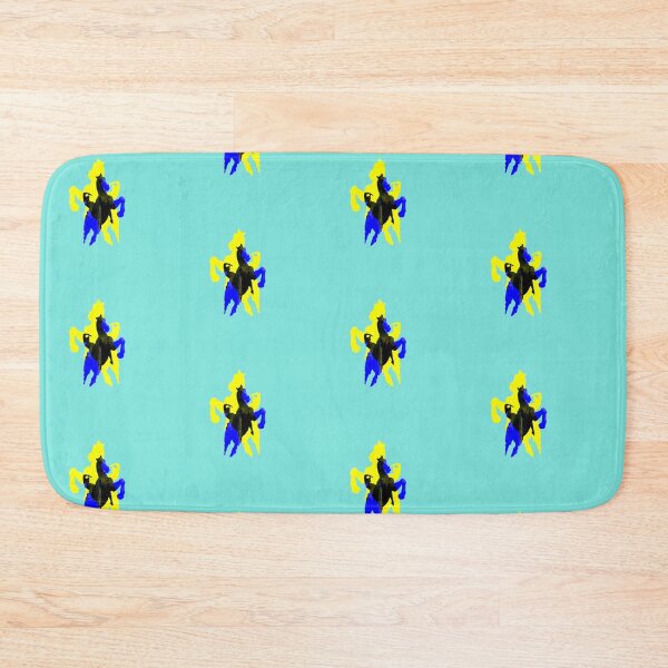 Item preview, Horse multicolour with turquoise background  designed and sold by GingaDesigns.