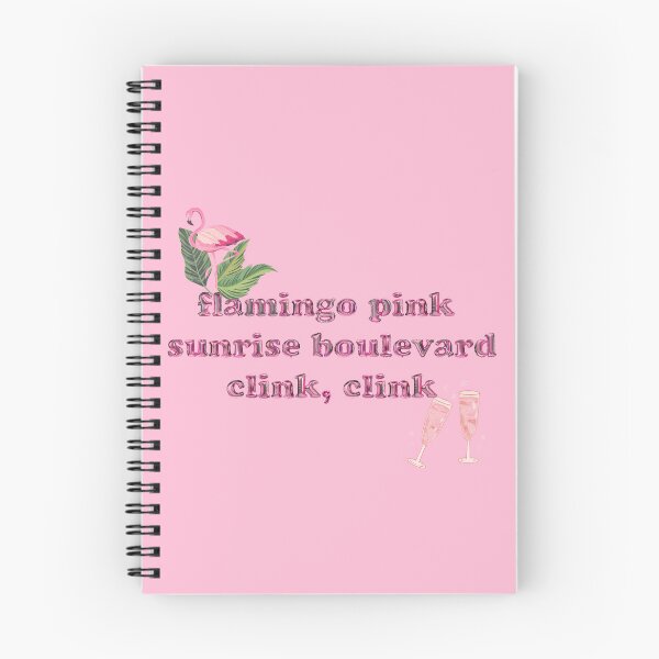 Item preview, flamingo pink sunset boulevard clink clink designed and sold by miss madison creates.