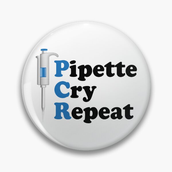 Item preview, Pipette Cry Repeat PCR designed and sold by ScienceCorner.