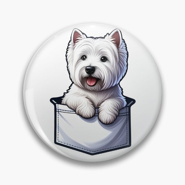 Item preview, Dog in Pocket, West Highland White Terrier designed and sold by Truck Stop One.