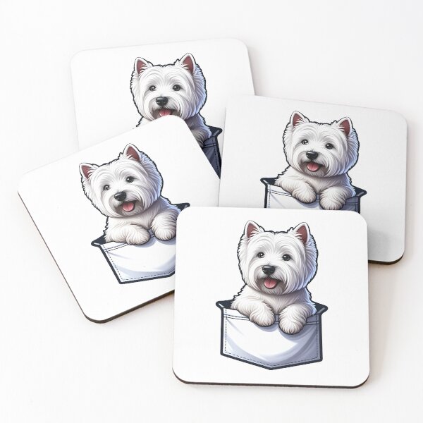 Item preview, Dog in Pocket, West Highland White Terrier designed and sold by Truck Stop One.