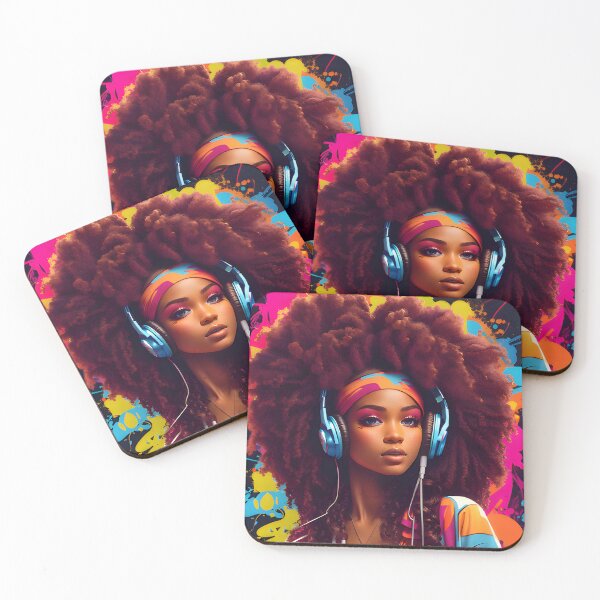 Item preview, Full color black girl - 5 designed and sold by vsartmaking.