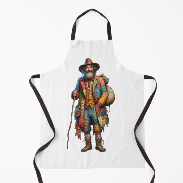 Item preview, Colorful Hobo Bum Homeless Man Migrant Worker 1900s designed and sold by kylmllr101684.