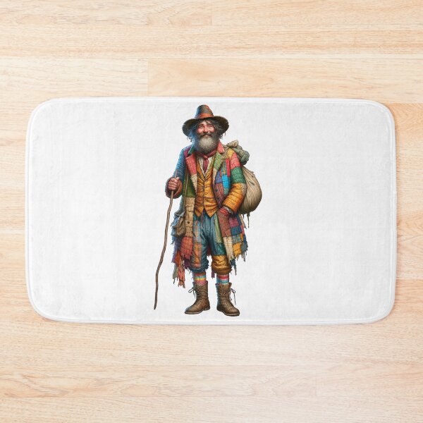 Item preview, Colorful Hobo Bum Homeless Man Migrant Worker 1900s designed and sold by kylmllr101684.