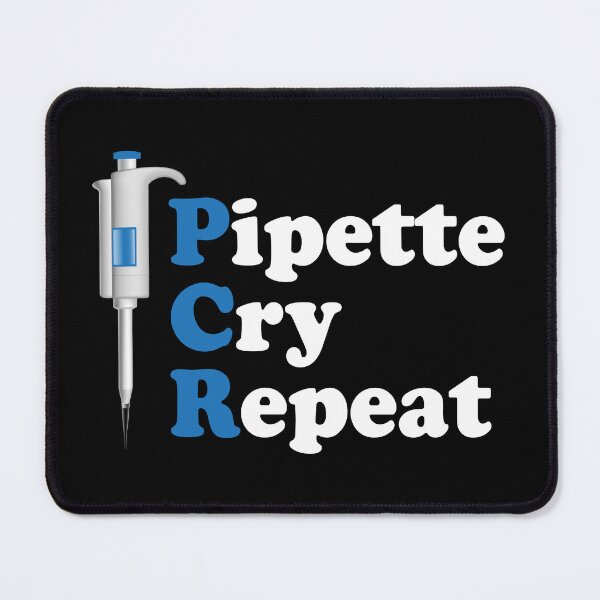 Item preview, Pipette Cry Repeat PCR designed and sold by ScienceCorner.