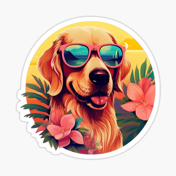 Item preview, Urlaub Golden Retriever designed and sold by ZombieLH.