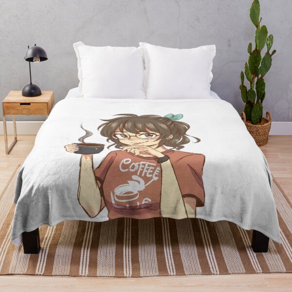 Item preview, Coffee Time Anime Girl designed and sold by FlexYourMind.