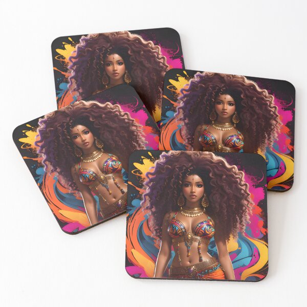 Item preview, Full color black girl - 8 designed and sold by vsartmaking.