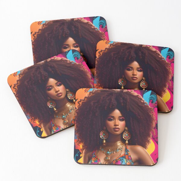 Item preview, Full color black girl - 9 designed and sold by vsartmaking.