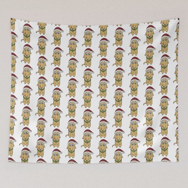 Item preview, perro salchicha de navidad designed and sold by izenArtelier.