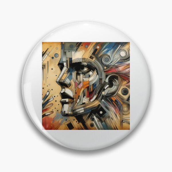 Item preview, Robot Michealangelo Punk Abstract Art designed and sold by philxpage.