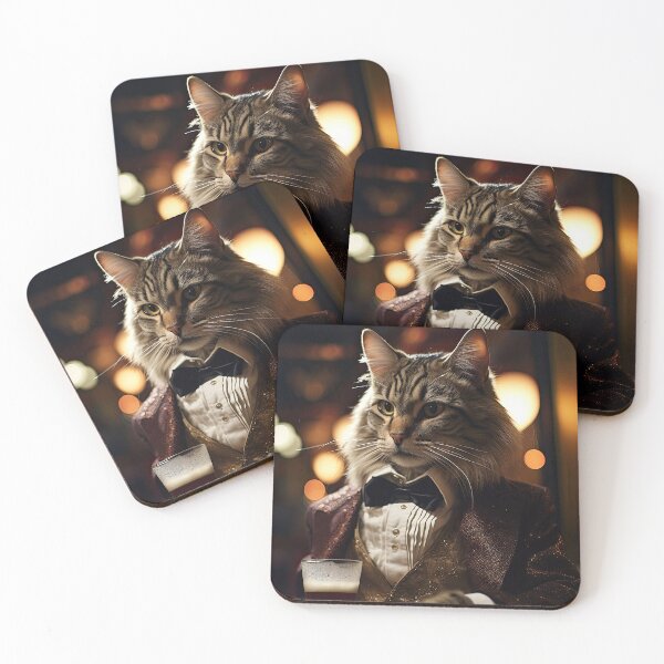 Item preview, Dapper Cat with a Cold Beer designed and sold by OriginalBeerCat.