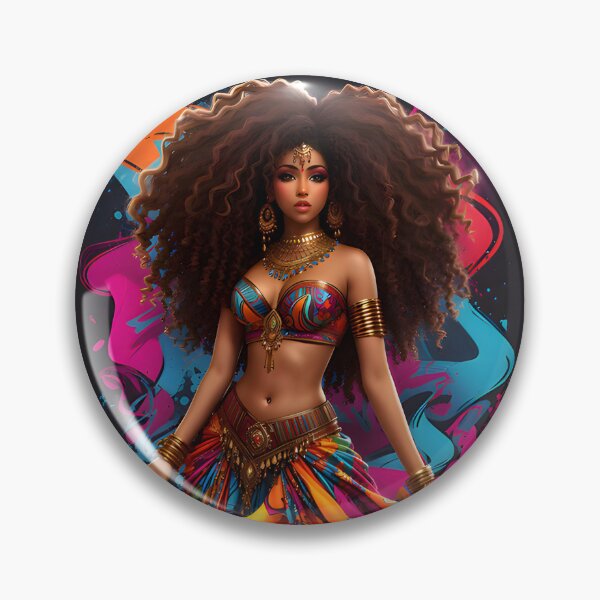 Artikelvorschau, Full color black girl - 11 entworfen und verkauft von vsartmaking.