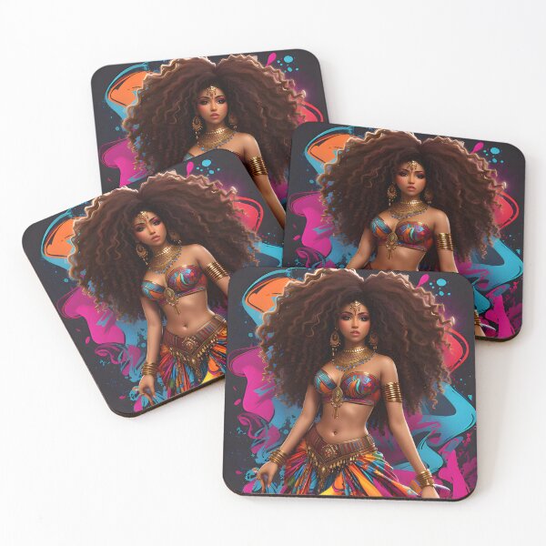 Item preview, Full color black girl - 11 designed and sold by vsartmaking.