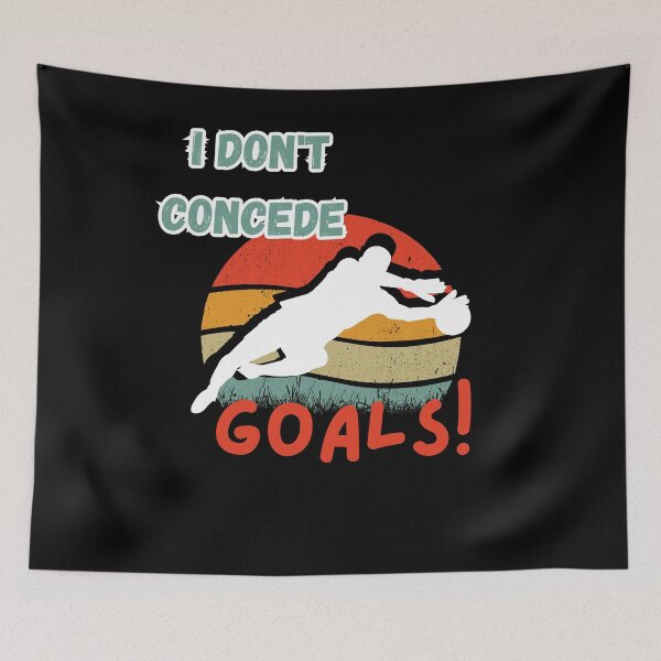 Item preview, I don't scoring goal, funny gift for a goalkeeper player designed and sold by GroonSpace.