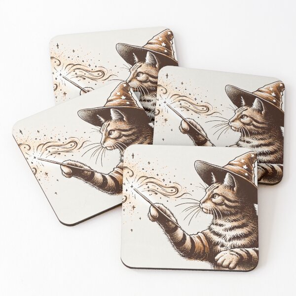 Item preview, Mystical Whiskers & Wizardry Wonders designed and sold by PictorialWhimsy.