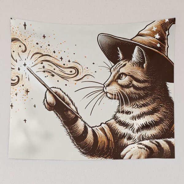 Item preview, Mystical Whiskers & Wizardry Wonders designed and sold by PictorialWhimsy.