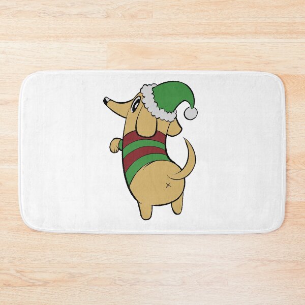 Item preview, perro salchicha de navidad designed and sold by izenArtelier.