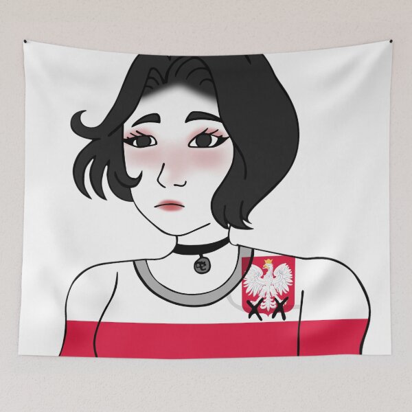 Item preview, Doomer Girl Wojak - Poland designed and sold by AztecaPixels.