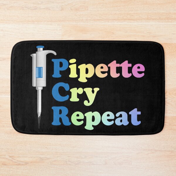 Item preview, Pipette Cry Repeat PCR designed and sold by ScienceCorner.