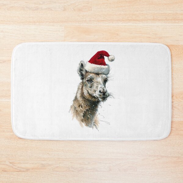 Artikelvorschau, Weihnachten mit Weihnachtslama und Alpaka! entworfen und verkauft von Blink Art Studio.