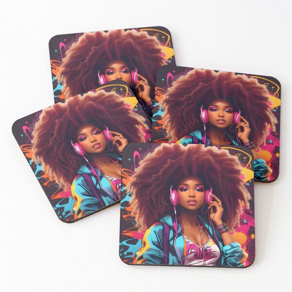 Item preview, Full color black girl - 20 designed and sold by vsartmaking.