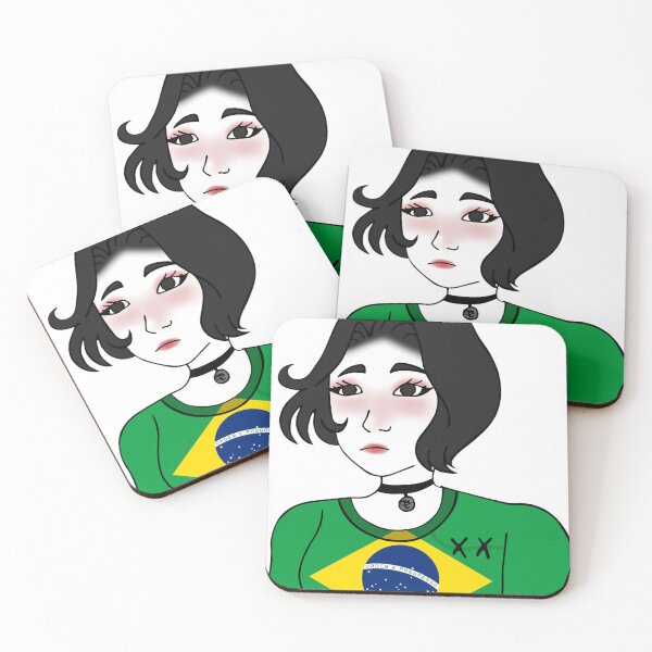 Item preview, Doomer Girl Wojak - Brazil designed and sold by AztecaPixels.