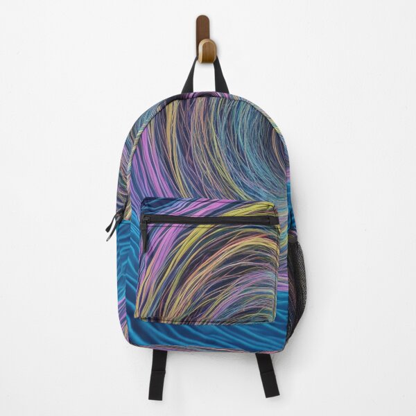 Item preview, Multicolored circular waves comtemporary art street wear designed and sold by Carlos Gudino.
