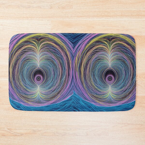 Item preview, Multicolored circular waves comtemporary art street wear designed and sold by Carlos Gudino.