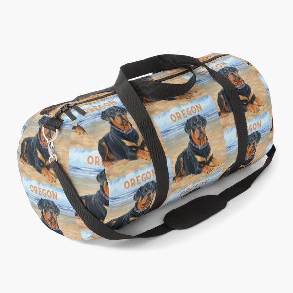 Item preview, Rotweiler On The Beach On The Oregon Coast designed and sold by OregonsOwn.