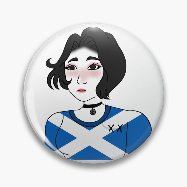 Item preview, Doomer Girl Wojak - Scotland designed and sold by AztecaPixels.