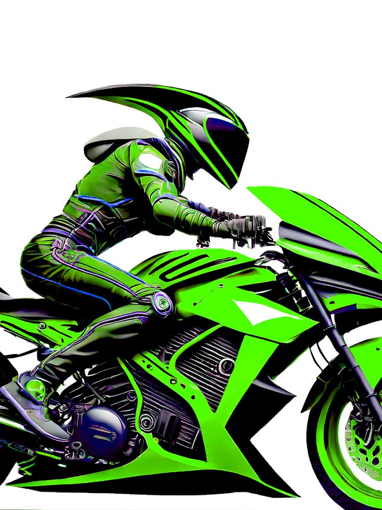 Thumbnail 4 of 4, iPhone Case, Green Rider designed and sold by BADESIGNZZ.