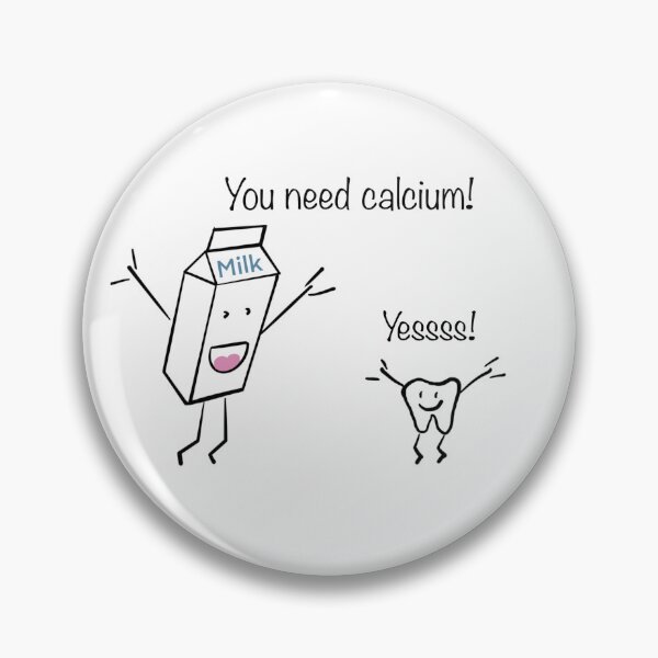 Item preview, The Crazy Milk (Design 6): Calcium Boost - Crazy Milk Cheers for Healthy Teeth (Milk/Tooth) designed and sold by SmartDesignByBB.