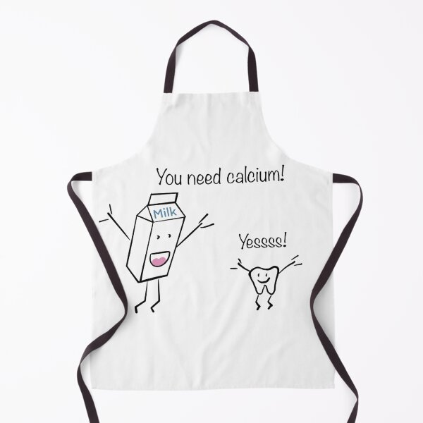 Item preview, The Crazy Milk (Design 6): Calcium Boost - Crazy Milk Cheers for Healthy Teeth (Milk/Tooth) designed and sold by SmartDesignByBB.