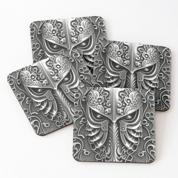 Item preview, Forged Legends Metal Carved Warrior Shield Design designed and sold by Miniverse  Acrylics.