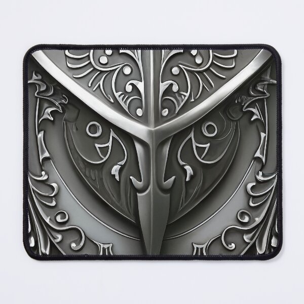Item preview, Rustic Guardian Hand-Forged Metal Crest Design designed and sold by Miniverse Acrylics.