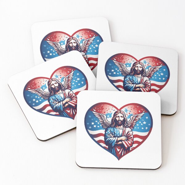 Artikelvorschau, Faithful Patriotism: Loves Jesus, Loves America entworfen und verkauft von Misterpng.