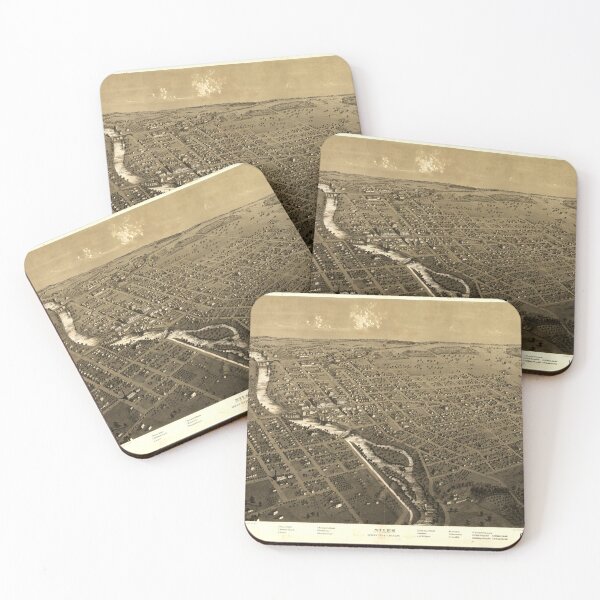 Item preview, Niles, Michigan (1868) designed and sold by allhistory.