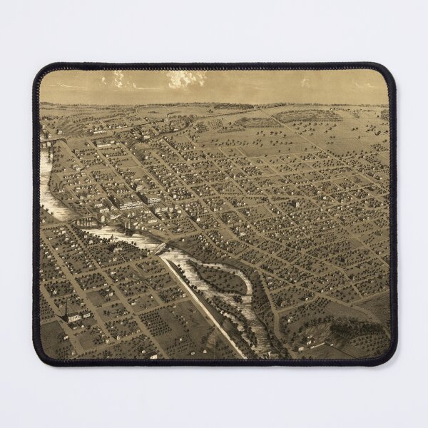 Item preview, Niles, Michigan (1868) designed and sold by allhistory.