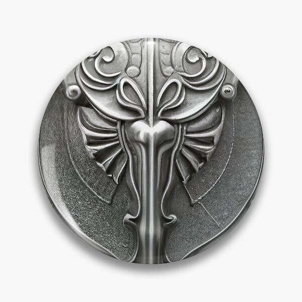 Artikelvorschau, Geprägtes Legacy Artisan Metal Shield-Design entworfen und verkauft von Miniverse Acrylics.
