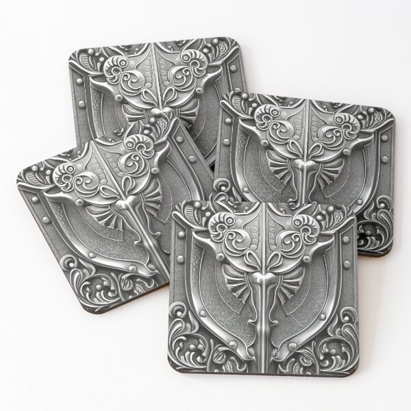 Item preview, Embossed Legacy Artisan Metal Shield Design designed and sold by Miniverse  Acrylics.