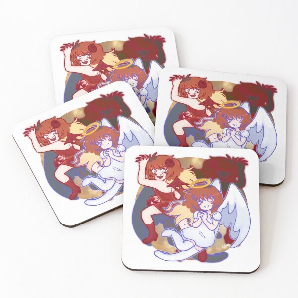 Item preview, demon and angel designed and sold by patentedyikes.