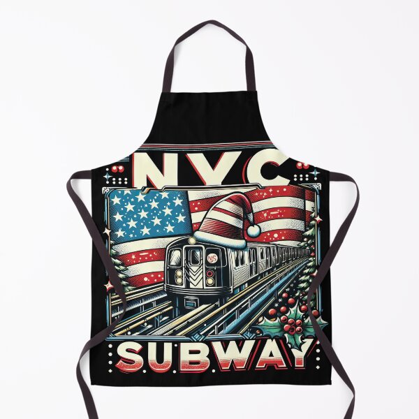 Item preview, New York Subway Christmas NYC Subway Train designed and sold by MayaDelaye.