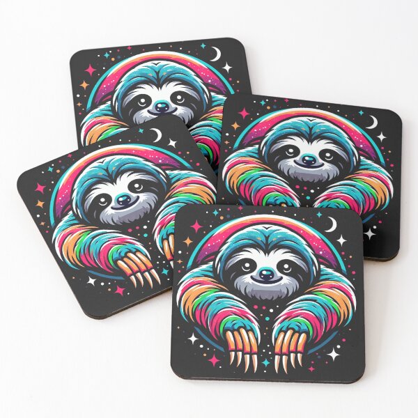 Item preview, Colorful sloth designed and sold by MiroArtAbstra.