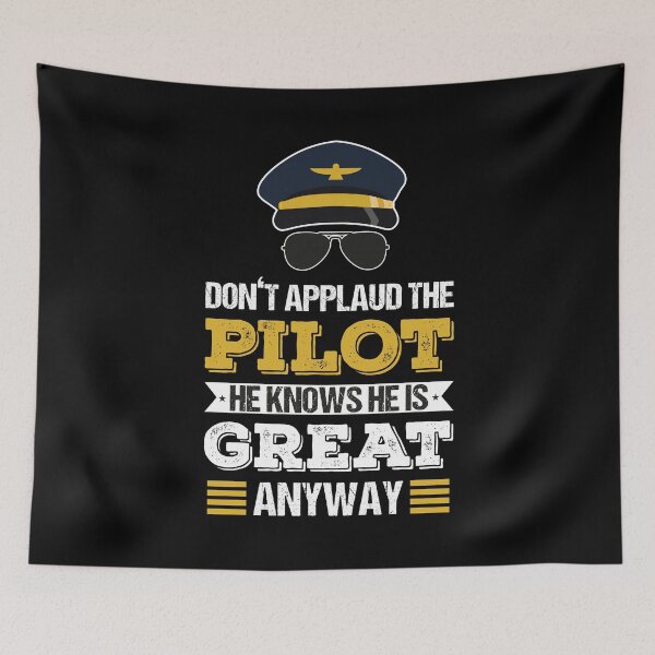Item preview, Funny Commercial Pilot Airline Airliner Captain Business Aviation Design designed and sold by stearman.